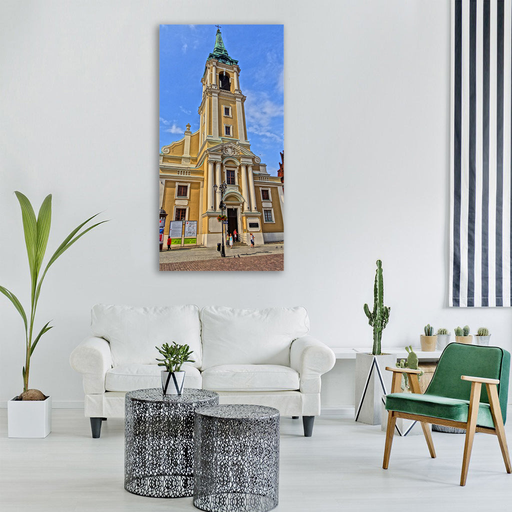 church of the holy spirit church Vertical Canvas Wall Art