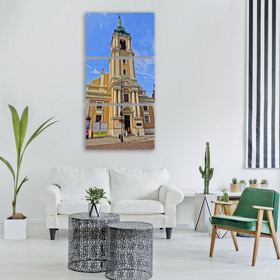 church of the holy spirit church Vertical Canvas Wall Art
