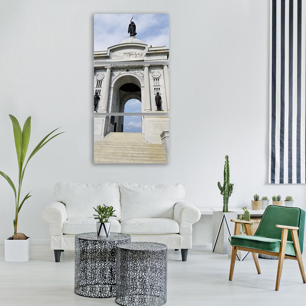 civil war monument memorial war Vertical Canvas Wall Art