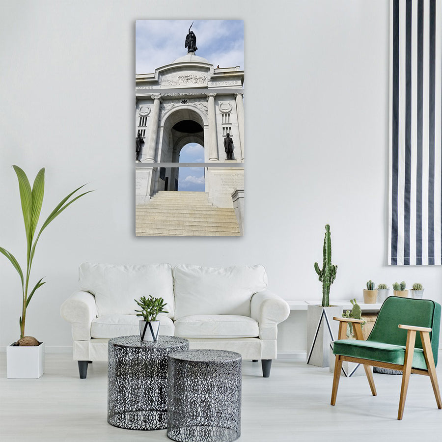 civil war monument memorial war Vertical Canvas Wall Art