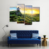 Love Is In The Air During Sunset In Iceland Multi Panel Canvas Wall Art