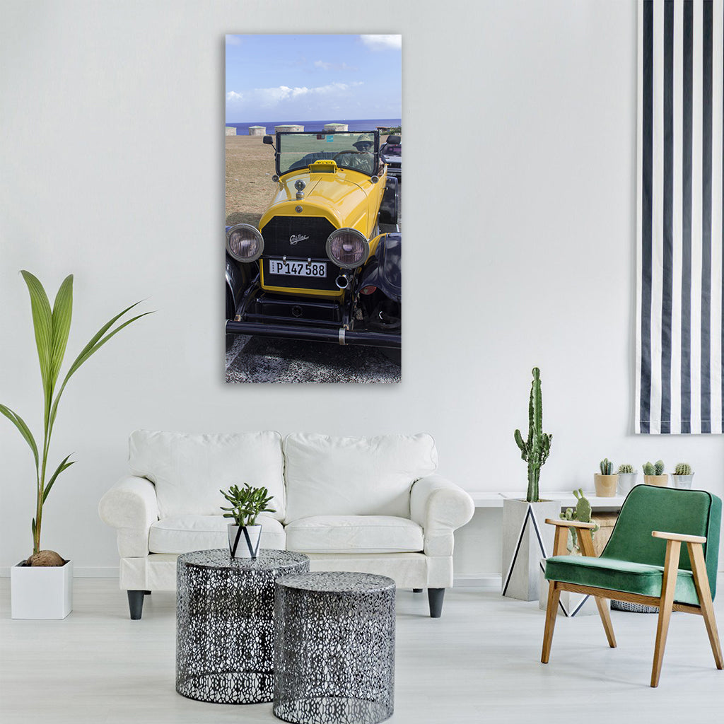 cuba oldtimer auto classic Vertical Canvas Wall Art