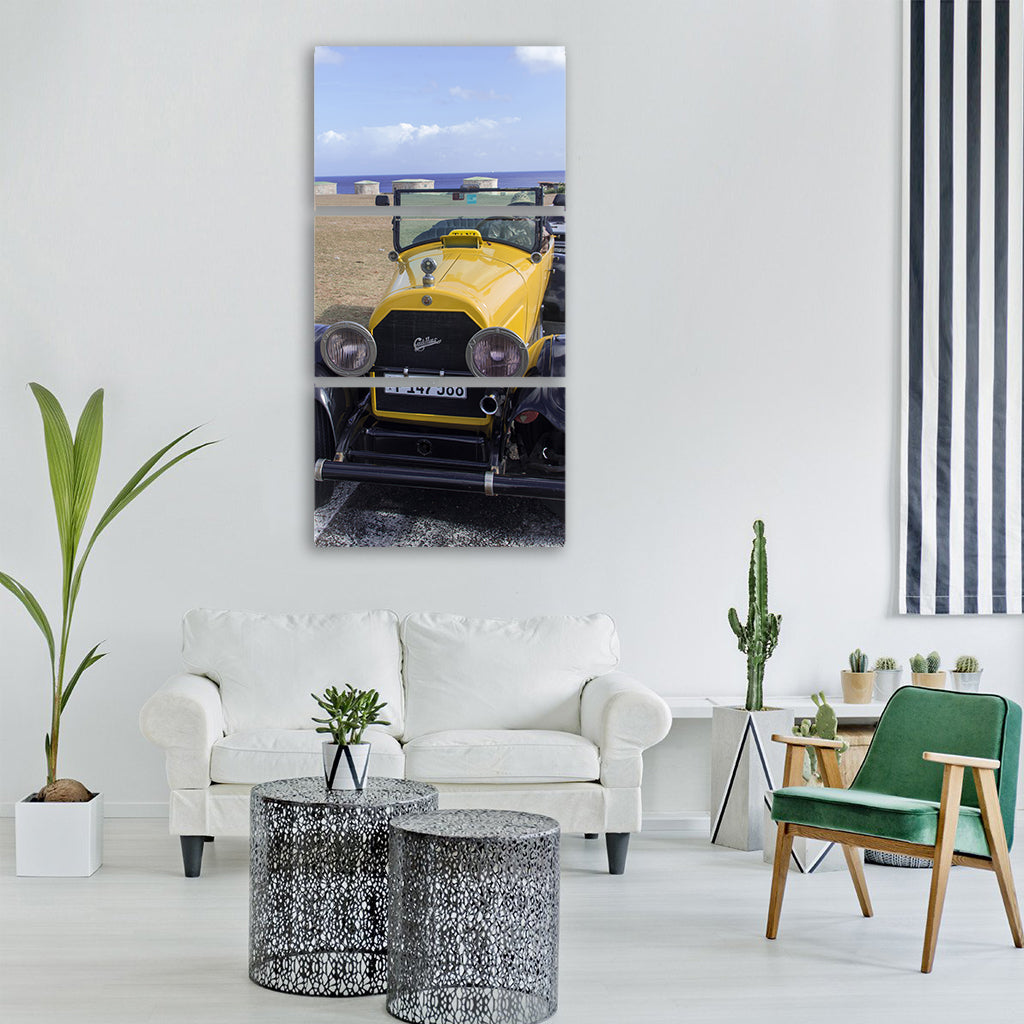 cuba oldtimer auto classic Vertical Canvas Wall Art