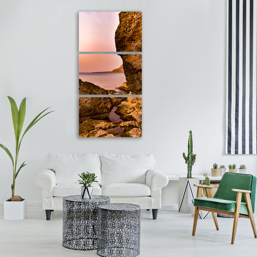 cyprus cavo greko landscape nnature Vertical Canvas Wall Art