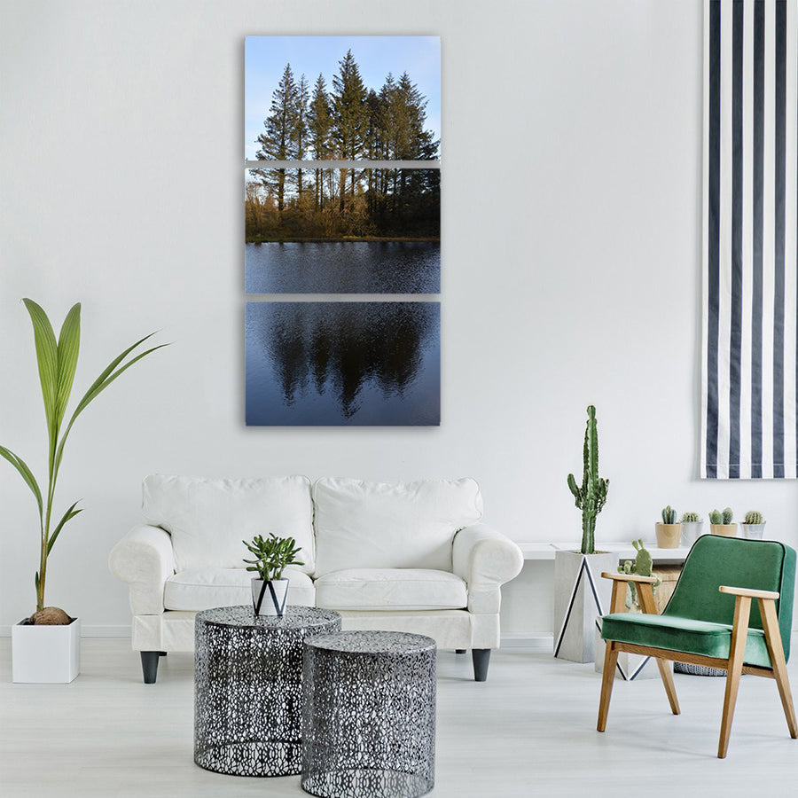 den trees pine more nature rest Vertical Canvas Wall Art