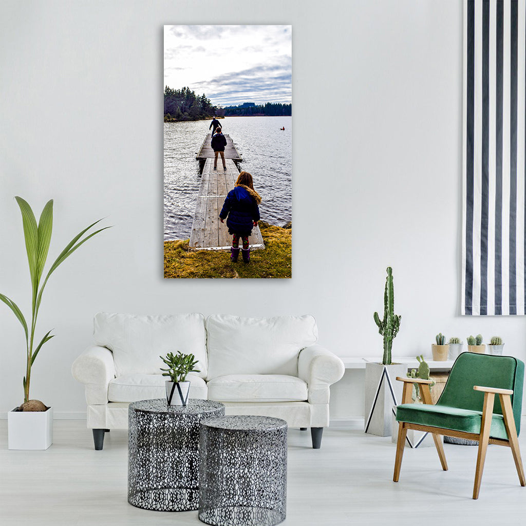 devesset ardèche saint agreve lake Vertical Canvas Wall Art