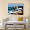 Dramatic Beautiful 12 Apostles In Australia Multi Panel Canvas Wall Art 1 Piece / Small / Gallery Wrap Tiaracle