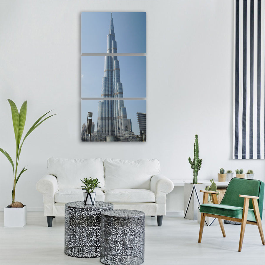 dubai uae emirates emirate desert Vertical Canvas Wall Art