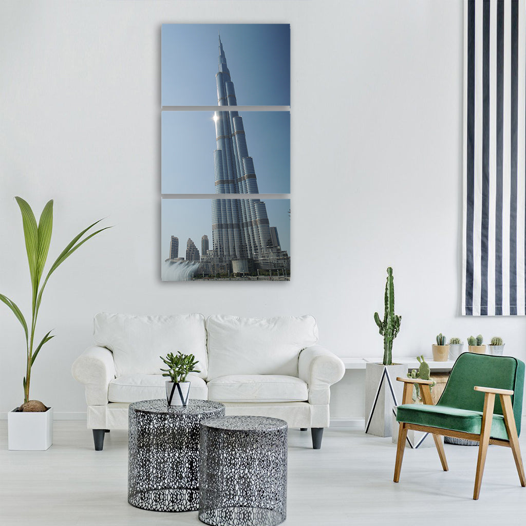 dubai uae emirates emirate desert Vertical Canvas Wall Art