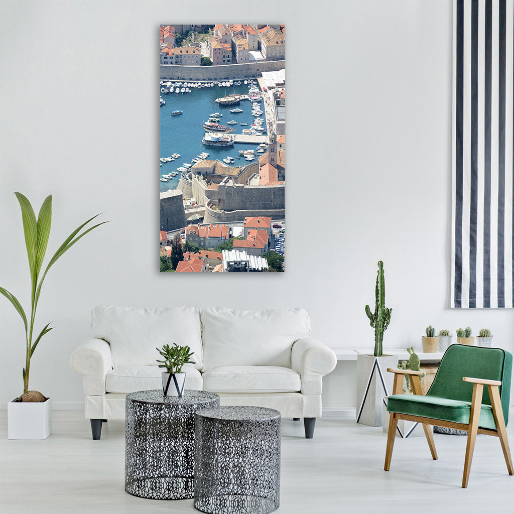 dubrovnik travel mediterranean Vertical Canvas Wall Art