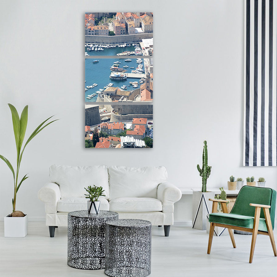 dubrovnik travel mediterranean Vertical Canvas Wall Art