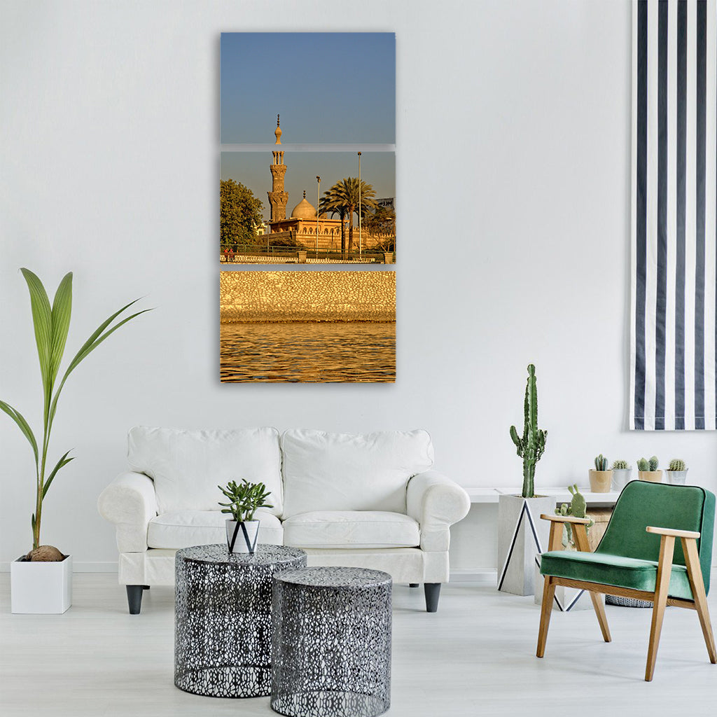egypt summer nature water green Vertical Canvas Wall Art