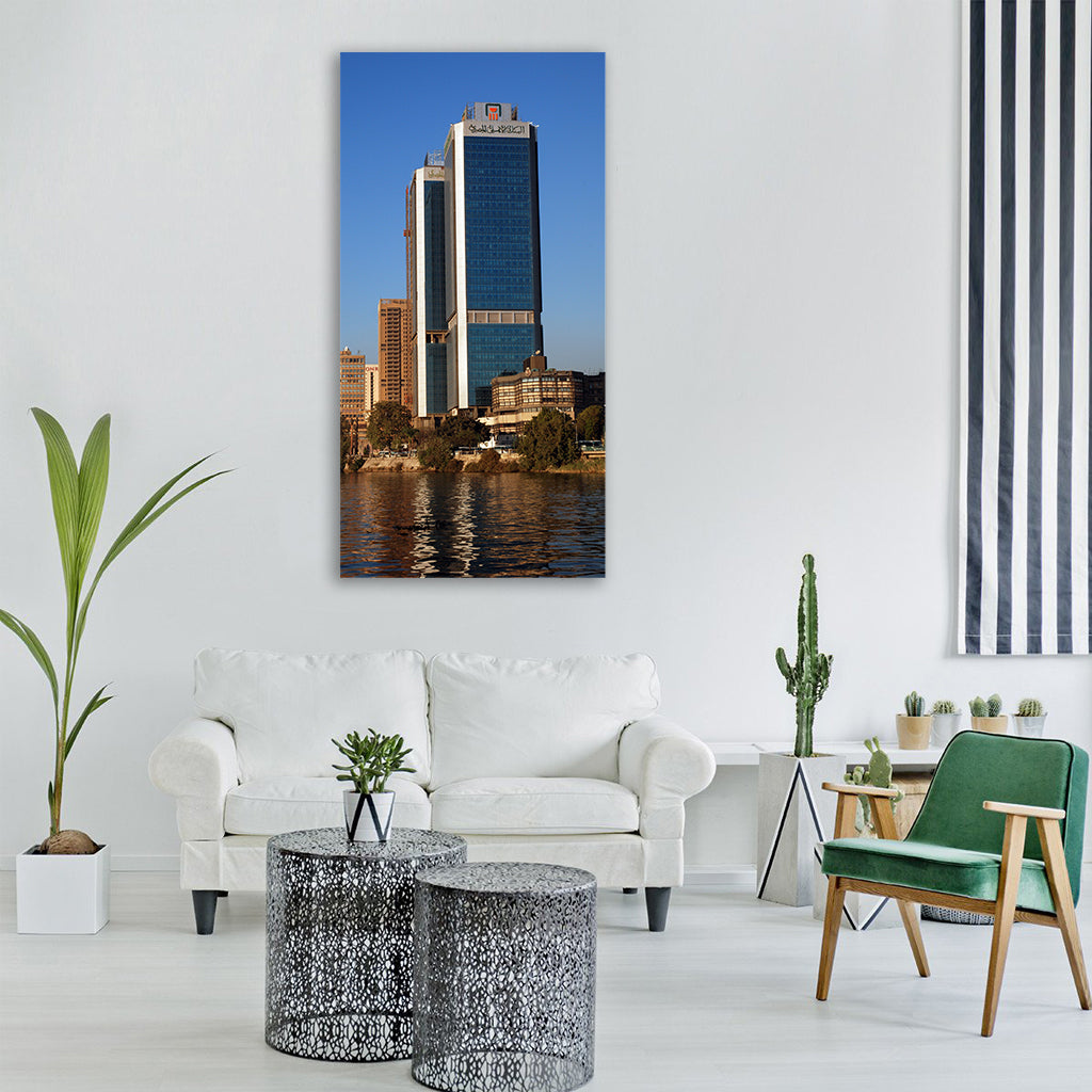 egypt summer water beach nature Vertical Canvas Wall Art
