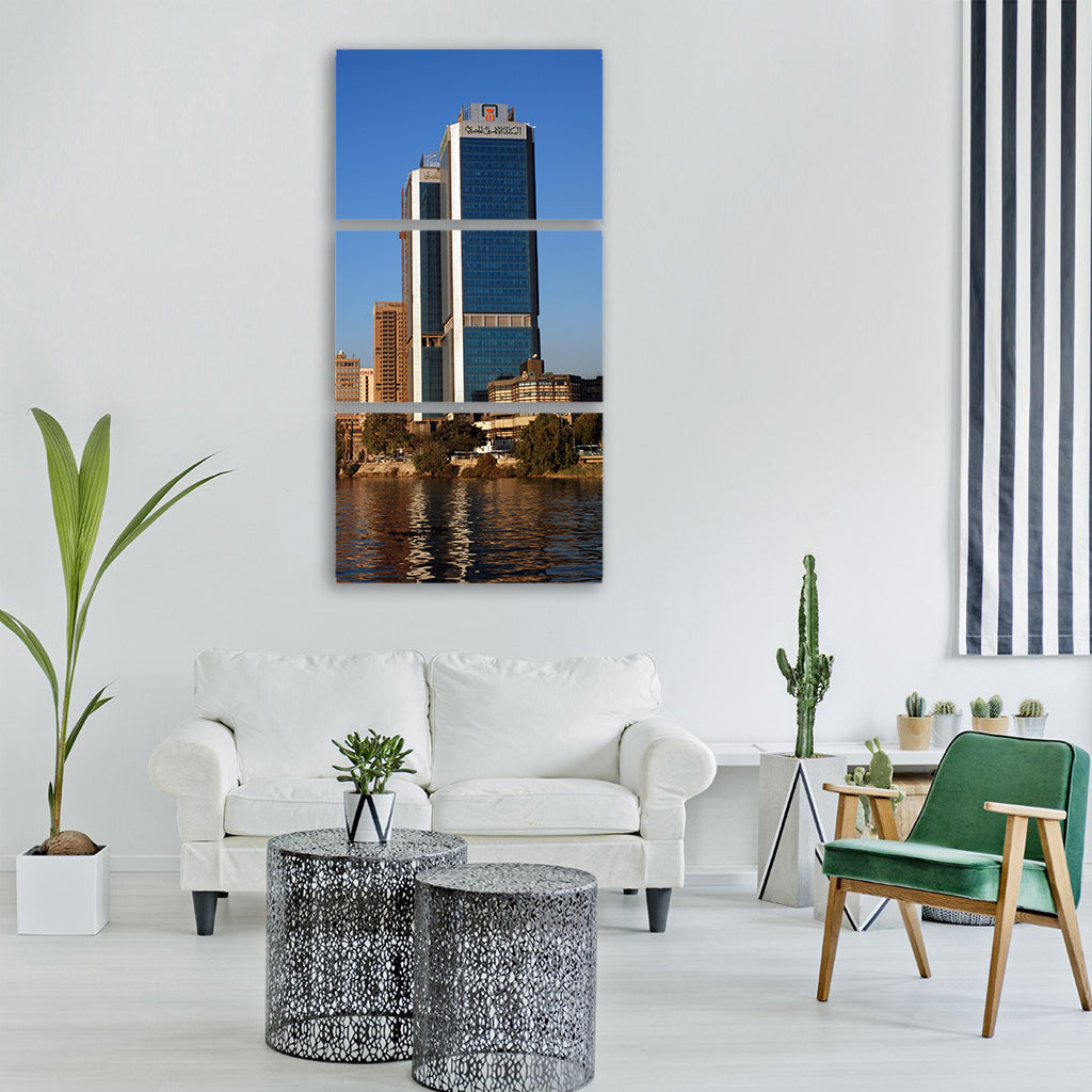 egypt summer water beach nature Vertical Canvas Wall Art