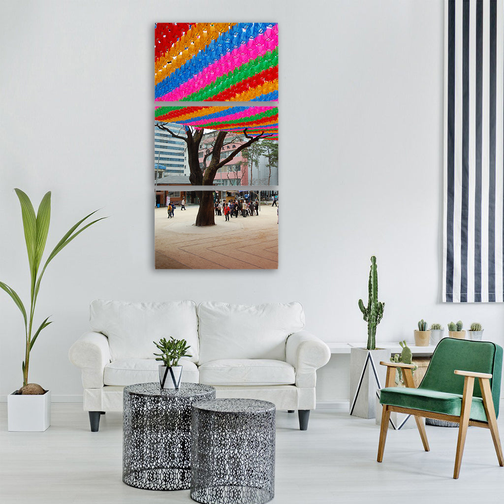 festival spring korea asia seoul Vertical Canvas Wall Art