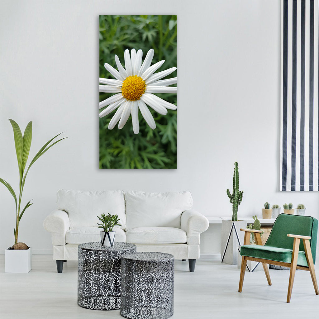 Flora nature summer flower season Vertical Canvas Wall Art