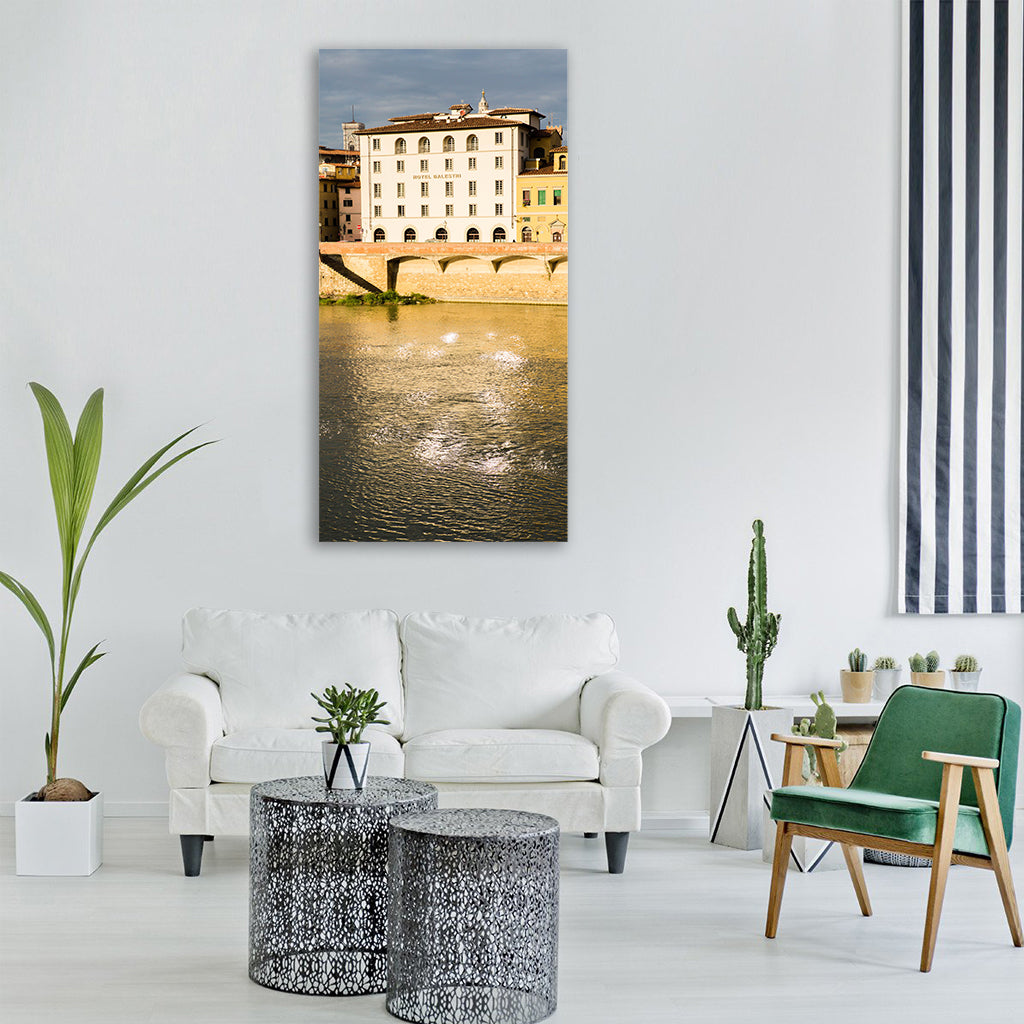 florence sunset italy yard sky Vertical Canvas Wall Art