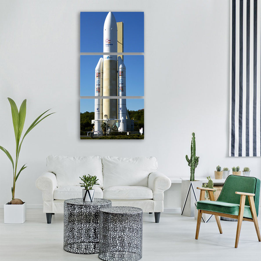France toulouse spacecraft rocket Vertical Canvas Wall Art