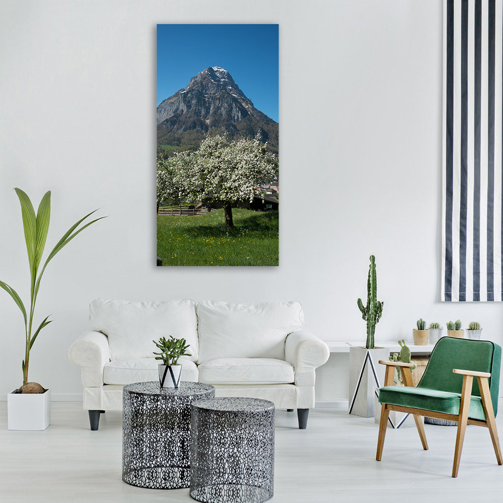 glarus glärnisch mountains Vertical Canvas Wall Art