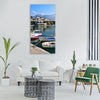 Greece sisi sissi crete fishing Vertical Canvas Wall Art