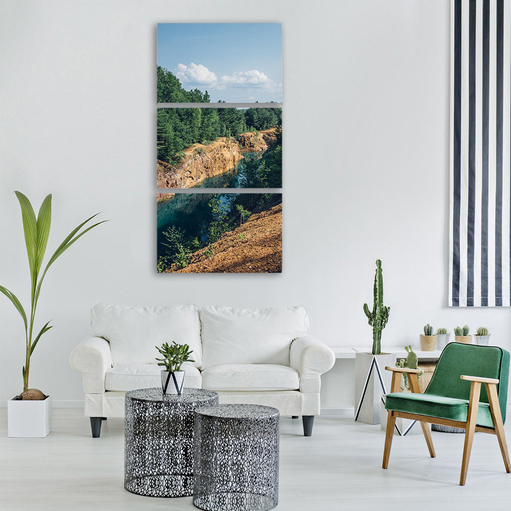 green grass trees plant nature Vertical Canvas Wall Art