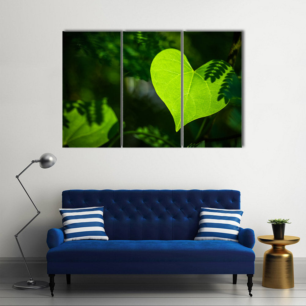 The Green Love Multi Panel Canvas Wall Art Set
