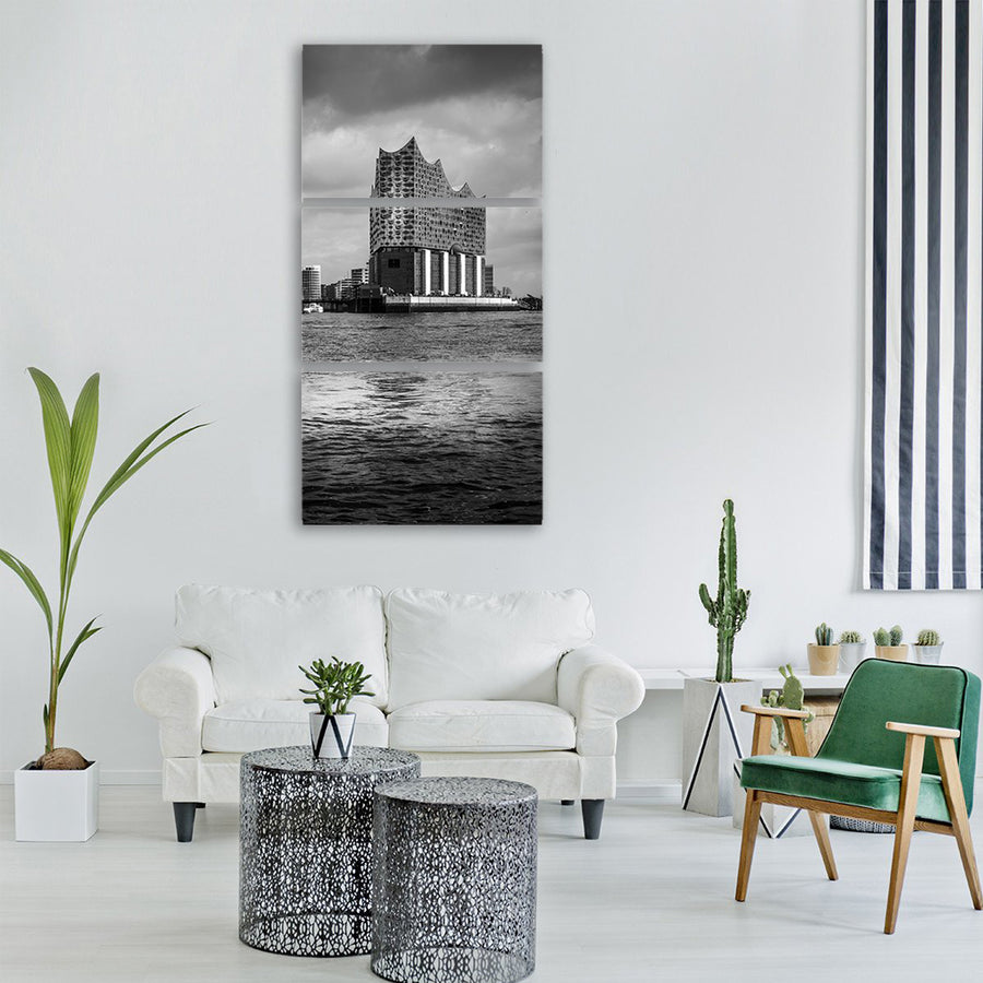 hamburg city big city Vertical Canvas Wall Art