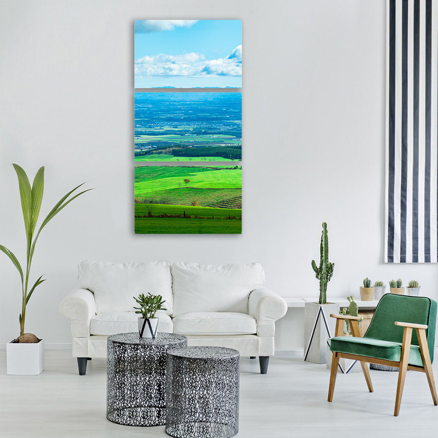 hokkaido japan natural landscape Vertical Canvas Wall Art
