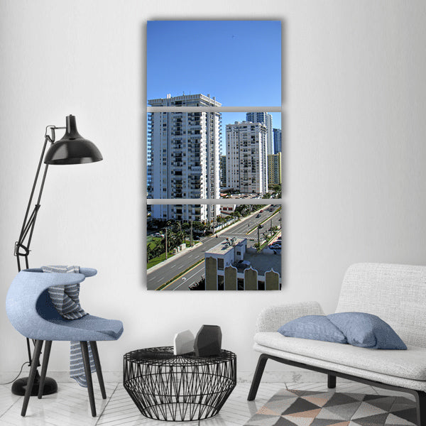 Hollywood florida ocean holidays Vertical Canvas Wall Art