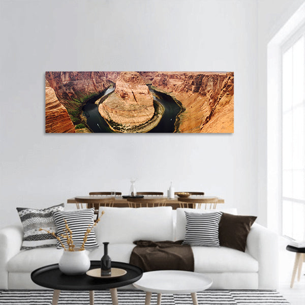 Horseshoe Bend Grand Panoramic Canvas Wall Art