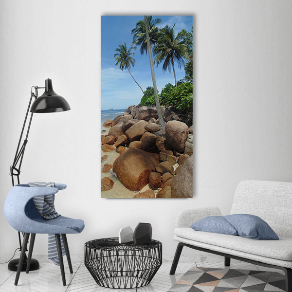 Indonesia west sumatra tourism Vertical Canvas Wall Art