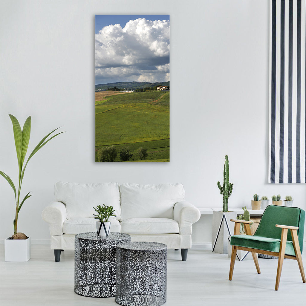 italy tuscany chianti siena Vertical Canvas Wall Art