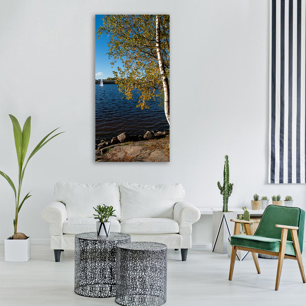 jyväskylä jyväsjärvi central finland Vertical Canvas Wall Art