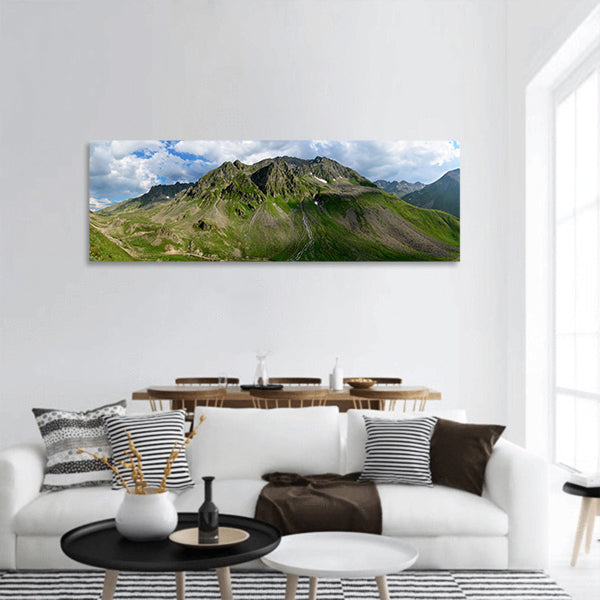 Kaçkars From Gateway Green Mountains Panoramic Canvas Wall Art