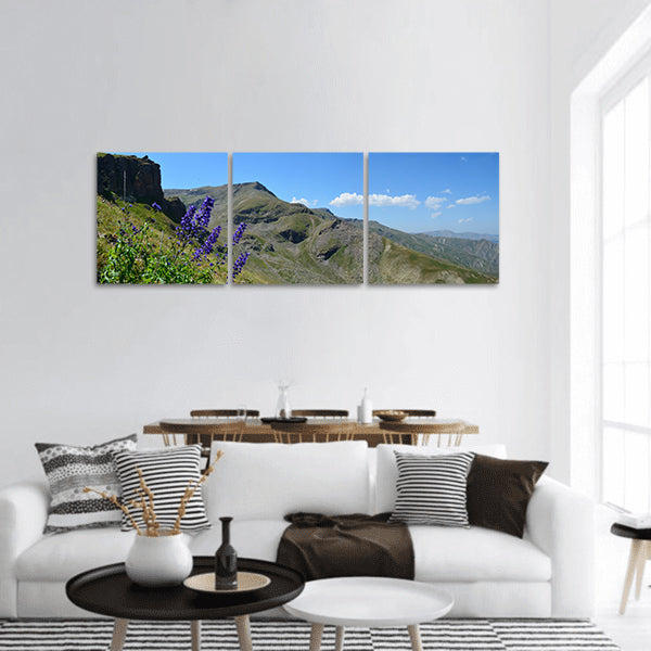 Landscape Mountains Kaçkars Nature Panoramic Canvas Wall Art