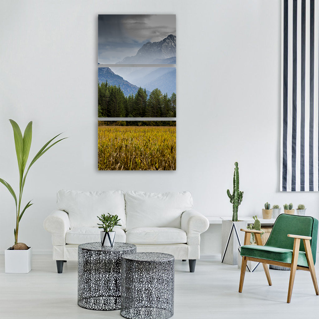 karwendel alpine mountains Vertical Canvas Wall Art