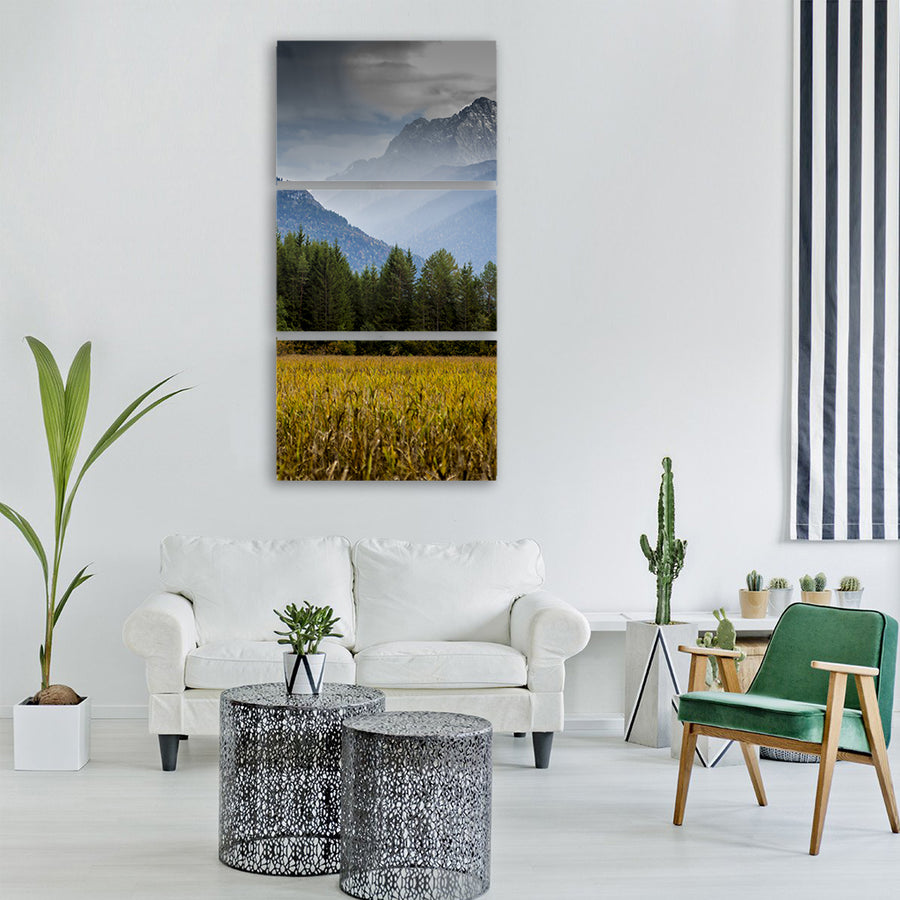 karwendel alpine mountains Vertical Canvas Wall Art