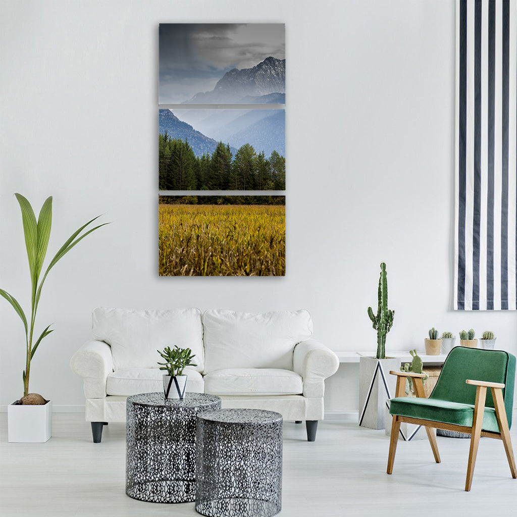 karwendel alpine mountains Vertical Canvas Wall Art