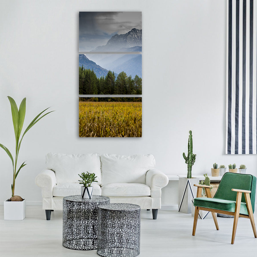 karwendel alpine mountains Vertical Canvas Wall Art