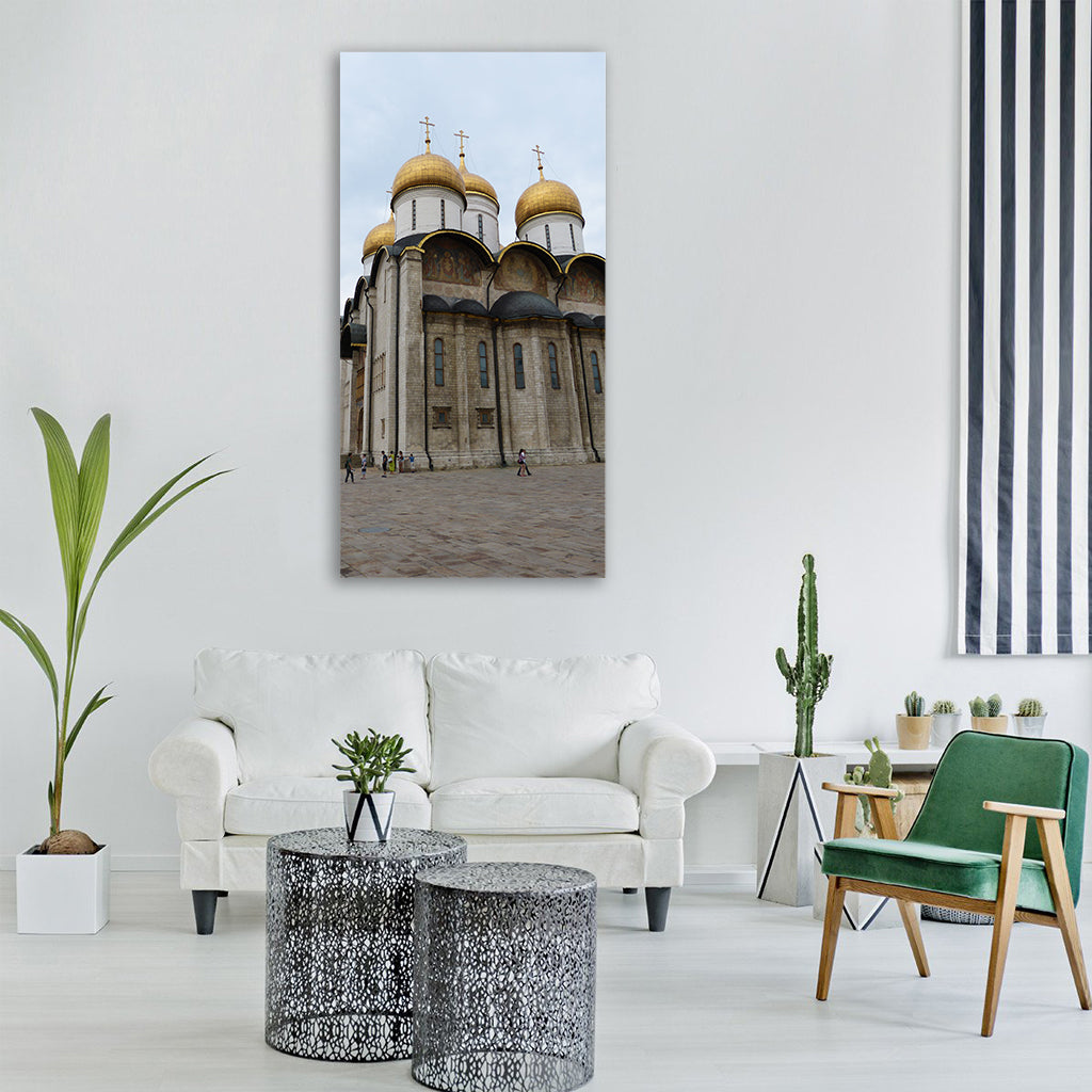 kremlin moscow russia capital Vertical Canvas Wall Art