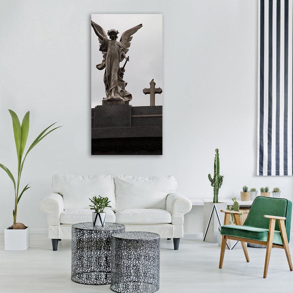 la recoleta buenos aires cemetery Vertical Canvas Wall Art