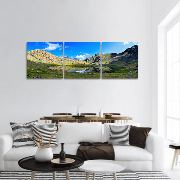 Landscape Mountain Kaçkars Highland Clouds Panoramic Canvas Wall Art