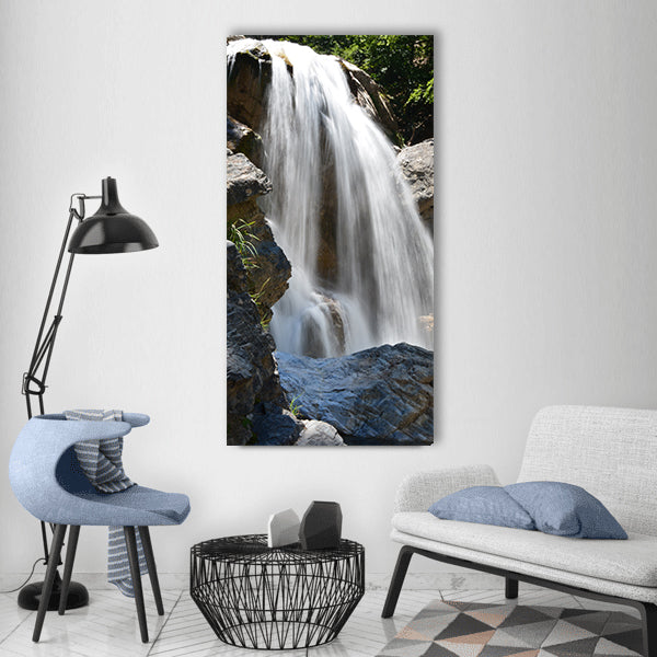 Landscape reverberation austria Vertical Canvas Wall Art