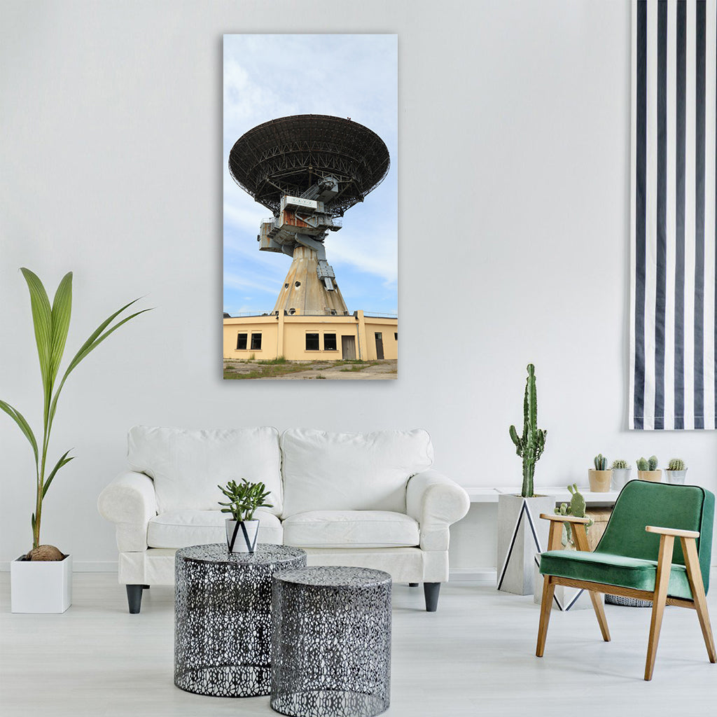 latvia irbene soviet radio Vertical Canvas Wall Art