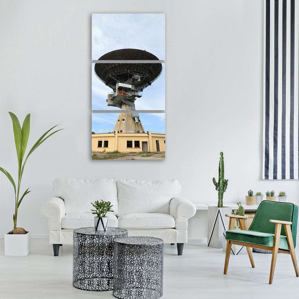 latvia irbene soviet radio Vertical Canvas Wall Art