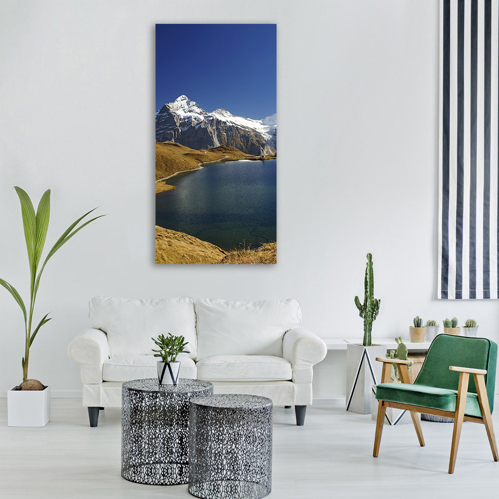 lauteraarhorn bachalpsee wetterhorn Vertical Canvas Wall Art
