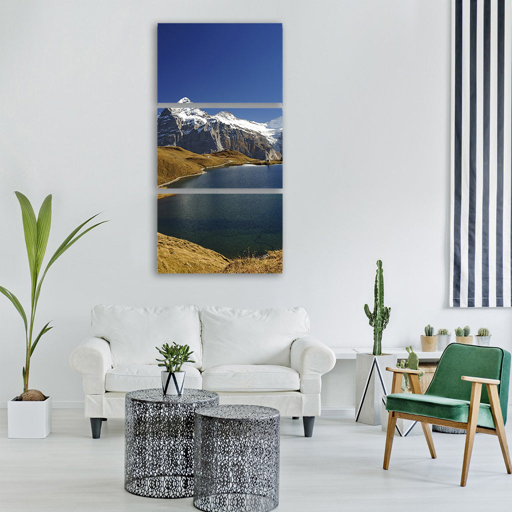 lauteraarhorn bachalpsee wetterhorn Vertical Canvas Wall Art