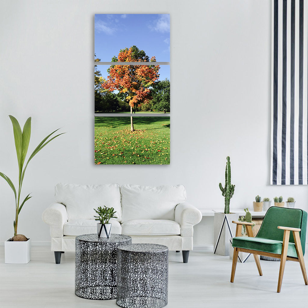 london walpole park tree britain Vertical Canvas Wall Art