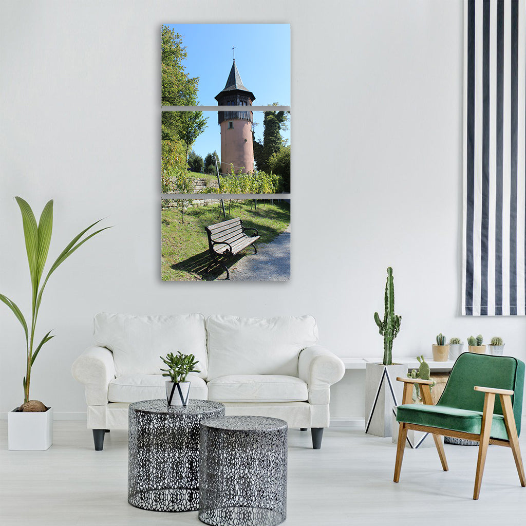 mainau island sweden tower Vertical Canvas Wall Art