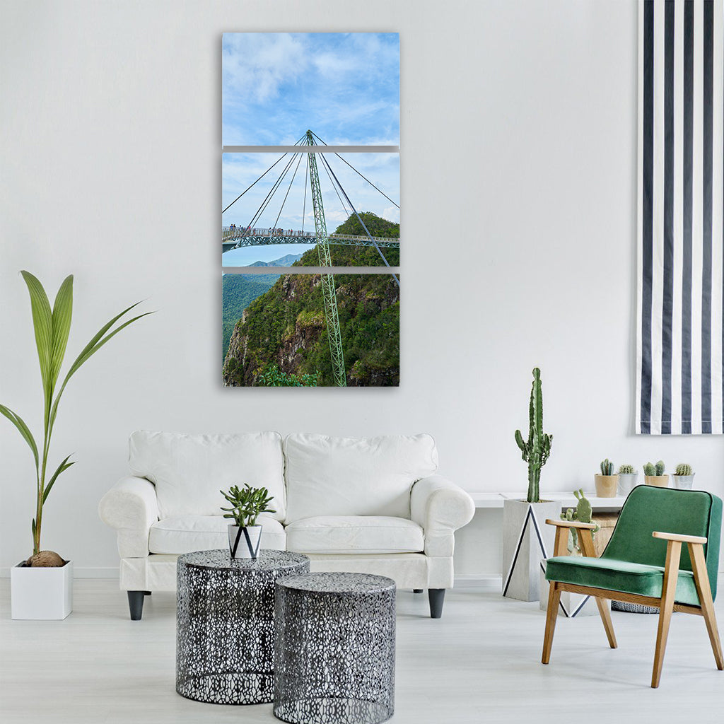 malaysia bridge ada nature high Vertical Canvas Wall Art